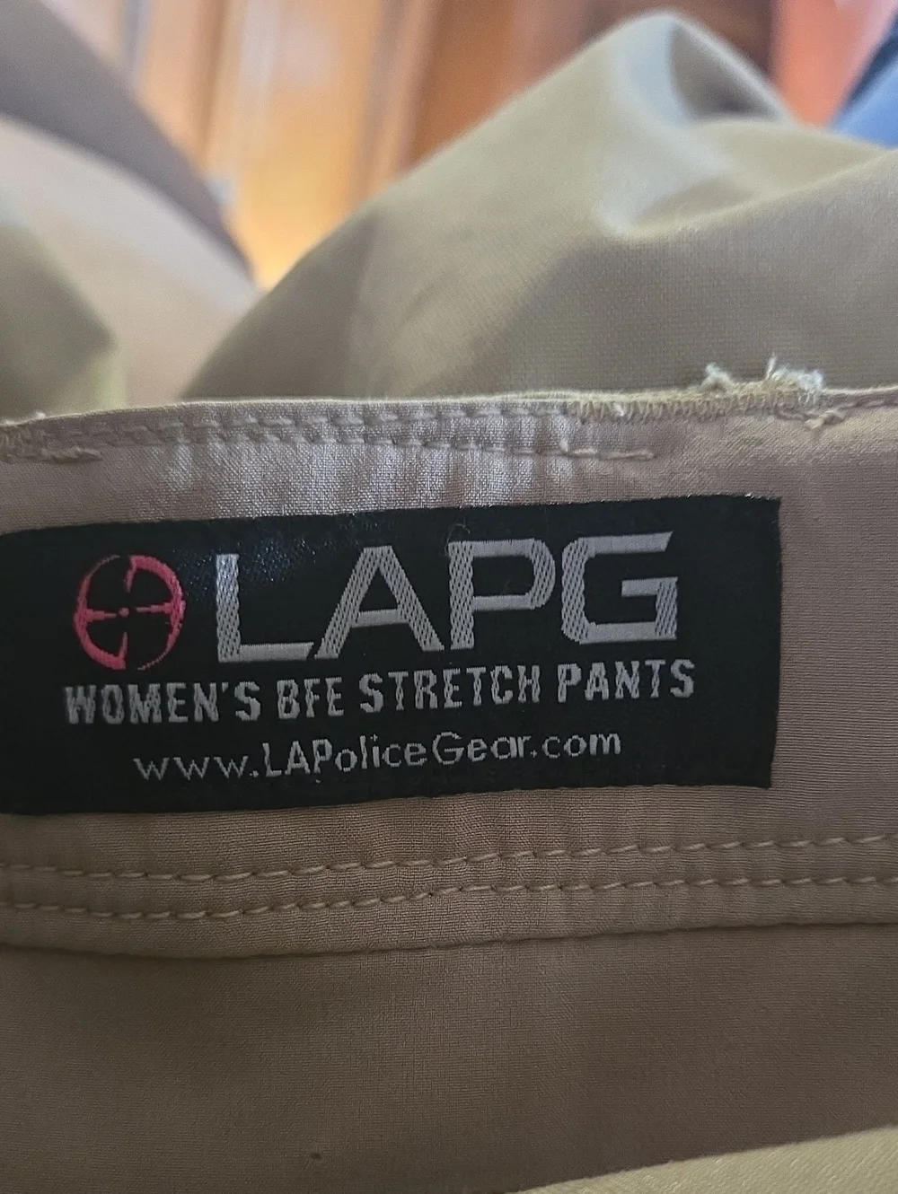 Womens , Tan Performance Cargo Pants